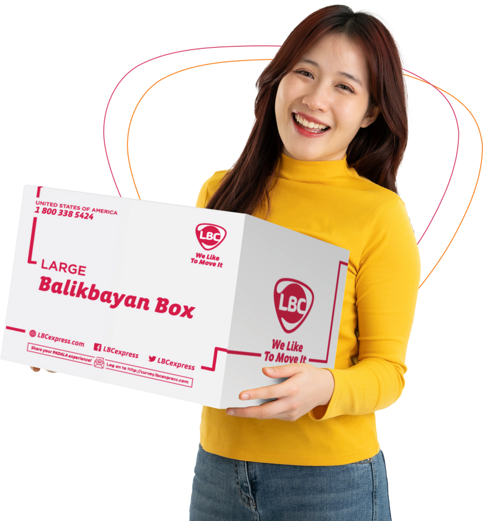 girl holding a box